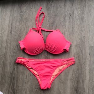 Pink bikini